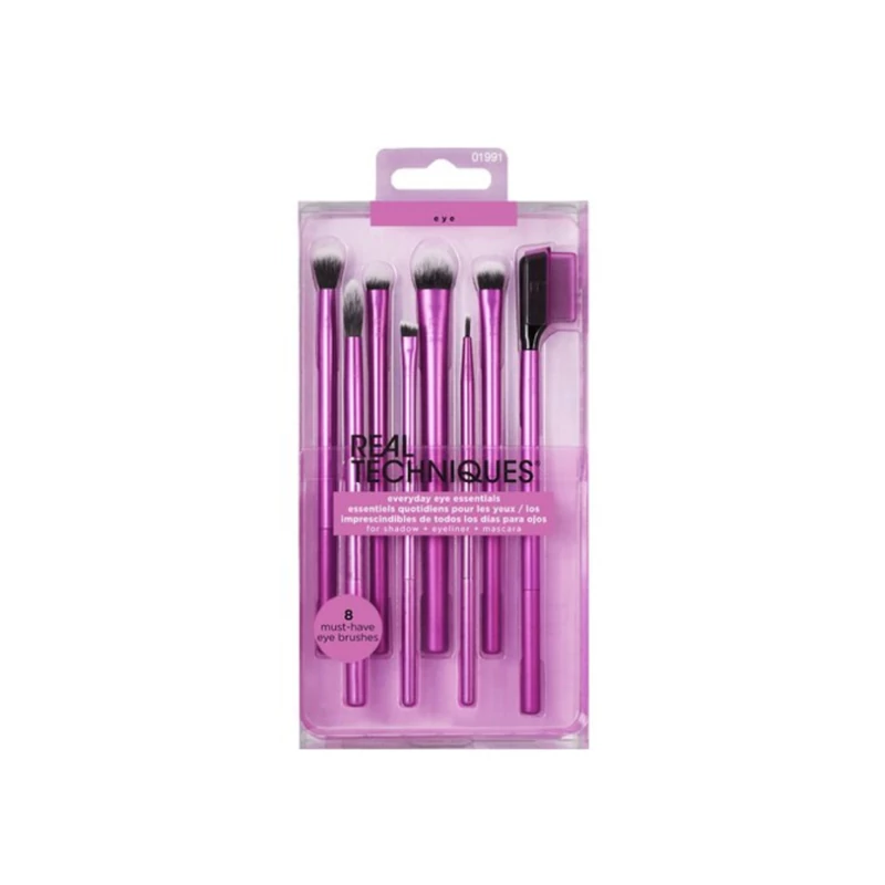 ‎ست براش 8تیکه مدل everyday eye essentials ریل تکنیک REAL TECHNIQUES
